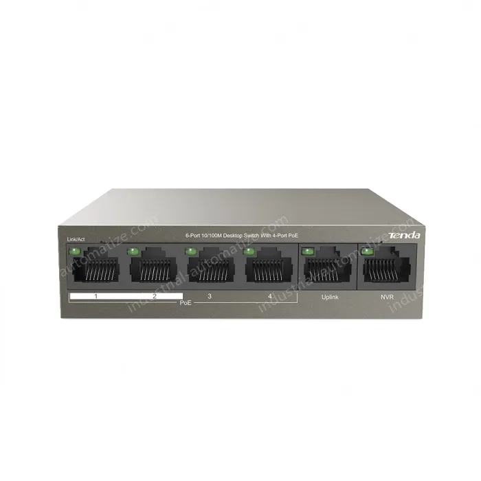 6-Port 10/100M Desktop Switch with 4-Port PoE