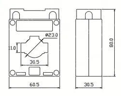 Current transformer YDBH0.66-40I-A-800/5A closed transformer