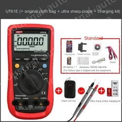 UT61E comes with a gift package + original cloth bag + charging set + extra-sharp watch pen