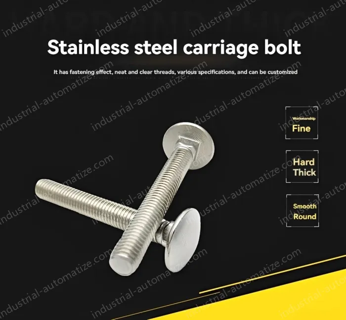 Big head carriage bolt M6*120
