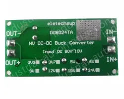 DC-DC high-voltage buck module Output 6V Input DC 10~80V With terminals
