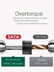 Short flat head hex wrench 3mm 82307