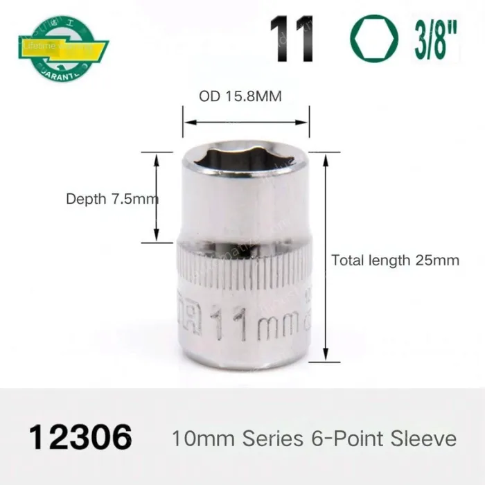 CALC-11mm-10mm series 3/8-12306