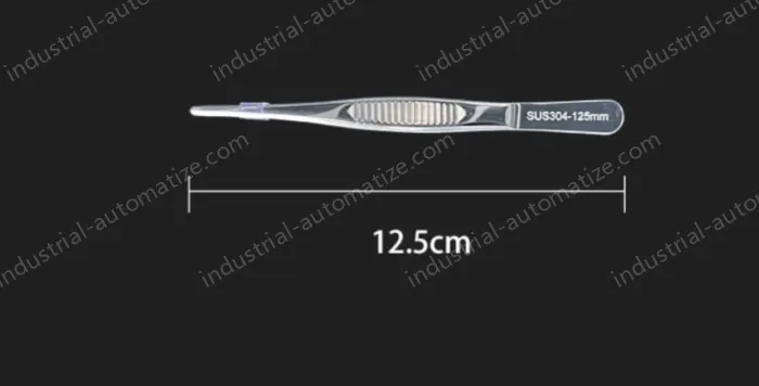 Stainless steel tweezers Straight round head (304 models) 12.5cm