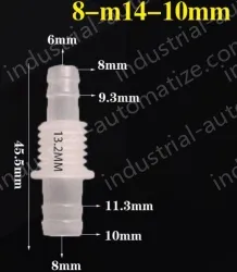 8-M14-10-Feed-through plastic connectors