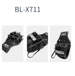 Waist bag + extra-thick waist belt + metal hanging