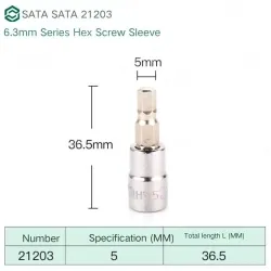 Xiaofei 5mm with a total length of 36.5mm-21203