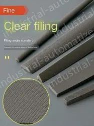 Fine-toothed square file 12 inches with a total length of 430mm