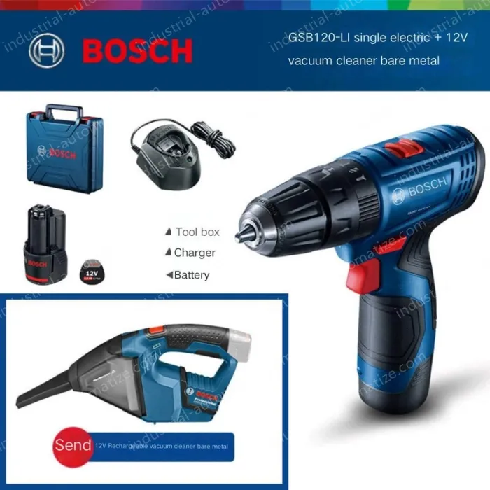 GSB 120-LI Electric Drill Single Electric Version +12V Vacuum Cleaner Bare Metal