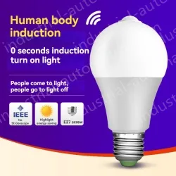 LED human body sensor light bulb-12W