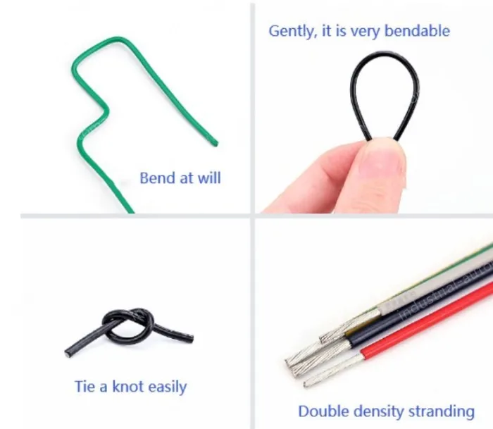 Teflon Wire Cable 16AWG Blue 20 cores