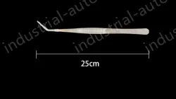 Stainless steel tweezers Curved tip (thick) 20cm