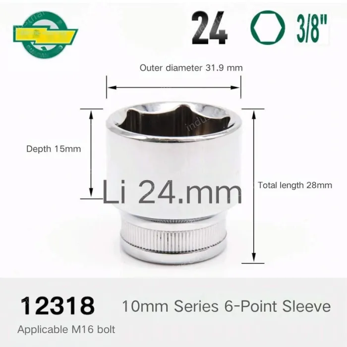 CALC-24mm-10mm series 3/8-12318