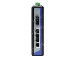 UOTEK 10/100M 1 Fiber 4 RJ-45 Ports Industrial Switch