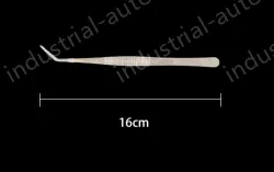 Stainless steel tweezers Curved tip (thick) 16cm