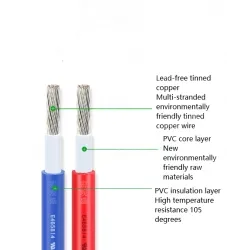 Transformer Cable 26AWG Yellow to Green
