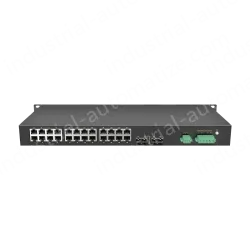 2 Ports 100M FX + 24 Ports 10/100M RJ45 Rack-mount Managed Industrial Ethernet Switch