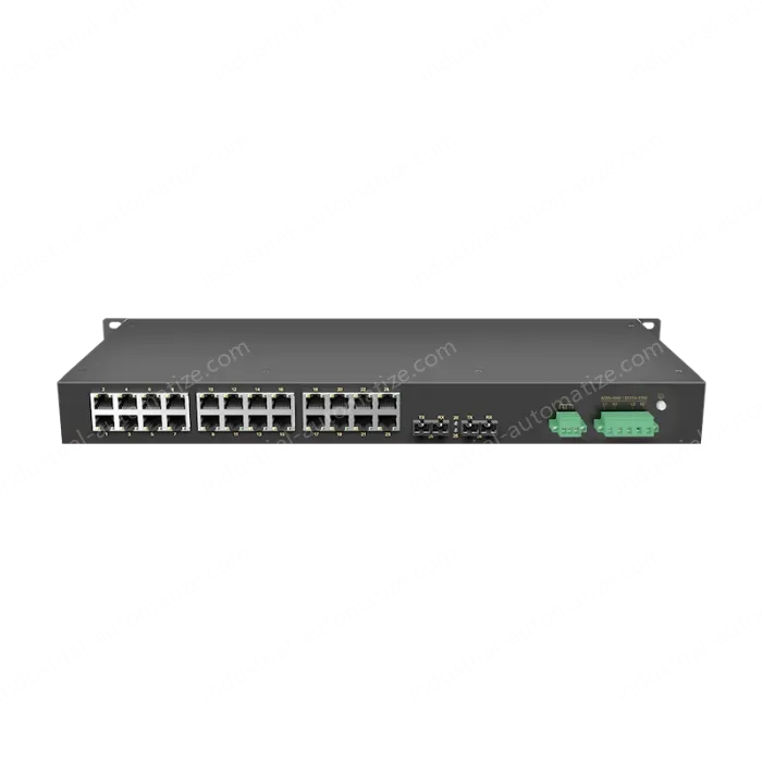 2 Ports 100M FX + 24 Ports 10/100M RJ45 Rack-mount Managed Industrial Ethernet Switch
