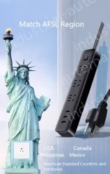 Master switch 5 jacks 1.6m