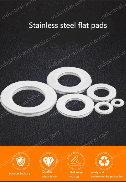 Gasket metal round flat gasket washer with hole five gold washer meson fastening washer