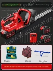 Industrial powerful double-edged 10-cell 5.0Ah two batteries and one charger