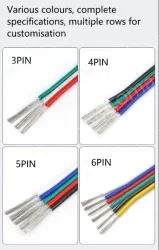 LED light connecting cable 16AWG*4 and (26/0.254TS)