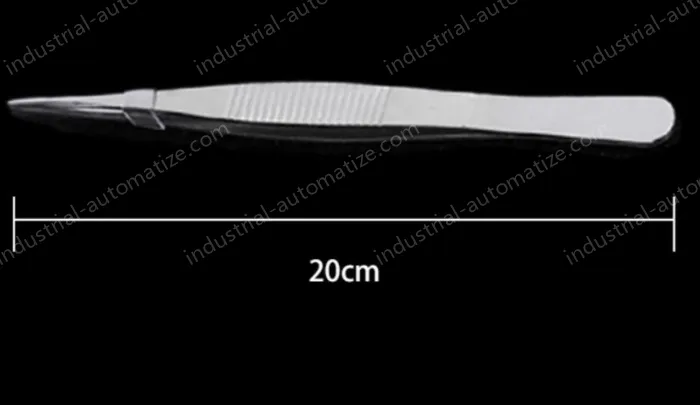 Stainless steel tweezers Straight tip (thick) 20cm