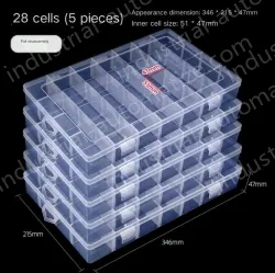 5 pieces of thickener 28 grids