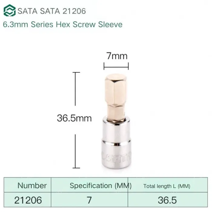 Xiaofei 7mm with a total length of 36.5mm-21206