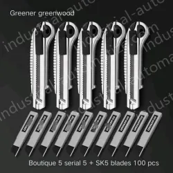 5 pieces of high-quality five consecutive shots + 5 alloy blades + 100 SK5 blades