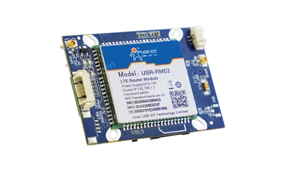Single-network port 4G wireless router module