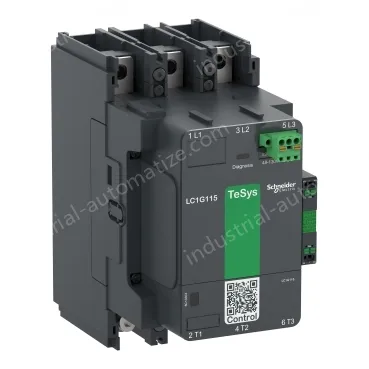 LC1G150LSEN Contactor, high power, TeSys Giga, 3P(3NO), AC-3, <=440V 150A, standard version, 200-500V AC/DC wide band coil