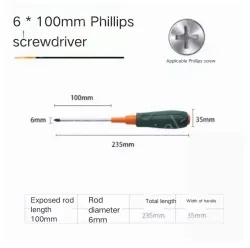 Phillips screwdriver 6*100