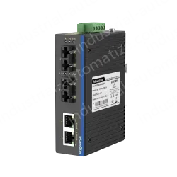 2 Ports 100M F(x) + 2 Ports 10/100M T(x) Din-Rail Unmanaged Industrial Ethernet Switch