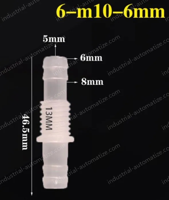6-M10-6-Feed-through plastic connectors
