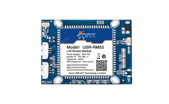 Dual-network port 4G wireless router module