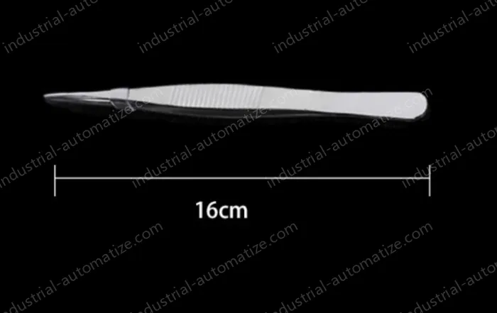 Stainless steel tweezers Straight tip (thick) 16cm