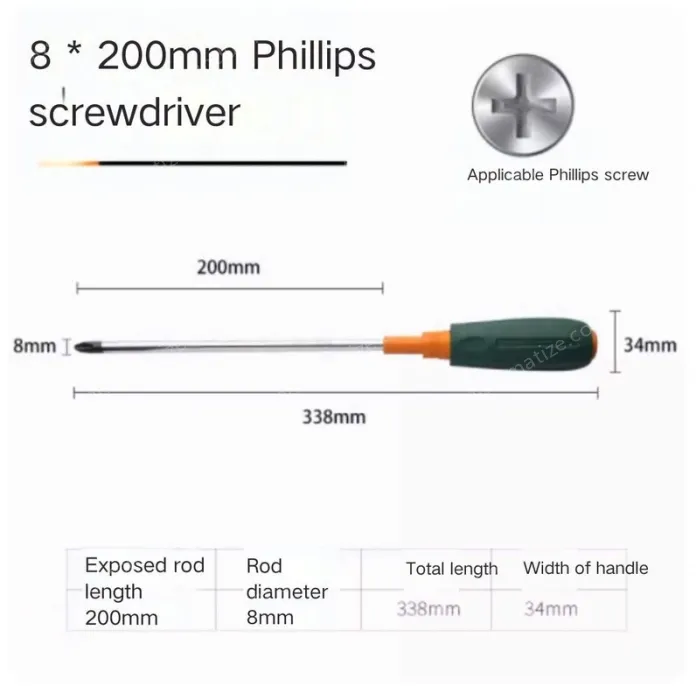 Phillips screwdriver 8*200