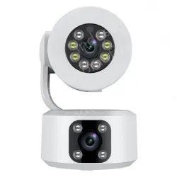 4MP-Full color night vision-Dual lens two-way voice camera