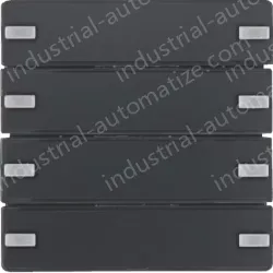 Push-button 4gang, + RGB LED, internal temp. sensor, KNX - Q.1/Q.3, ant.