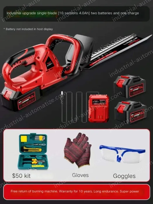 Industrial upgrade single-edged 10-cell 4.0Ah two batteries and one charger
