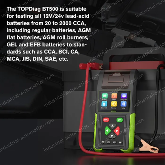 JDiag Jiedai 4-in-1 Automotive Intelligent Tester Leakage Start Charging OBD Voltage Detection Battery Analyzer