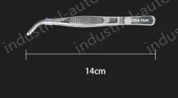 Stainless steel tweezers Curved round head (304 models) 14cm