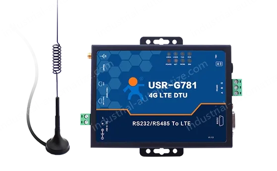 An industrial router with serial port