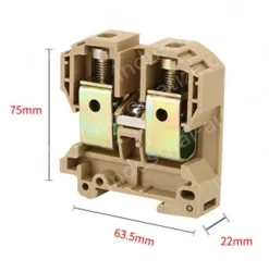 SAK-70 DIN Rail Terminal Block Yellow Terminal Block 70 square high current terminal board