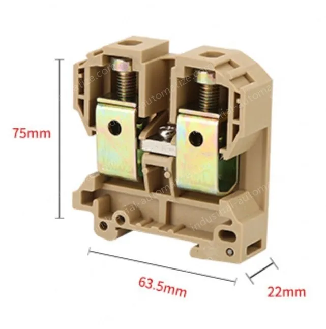 SAK-70 DIN Rail Terminal Block Yellow Terminal Block 70 square high current terminal board