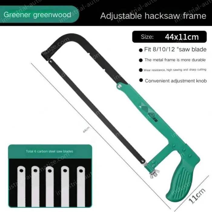 8/10/12 Adjustable Hacksaw Stand Contains 6 carbon hacksaw blades