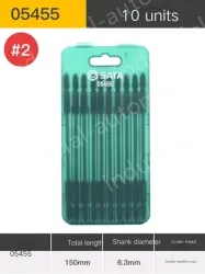 10Pcs double-ended cross #2 with a total length of 150mm-05455