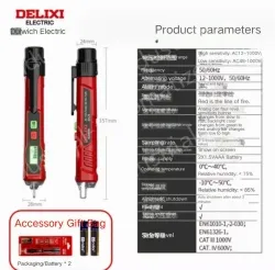 Non-contact stylus dual sensitivity DE26 with N