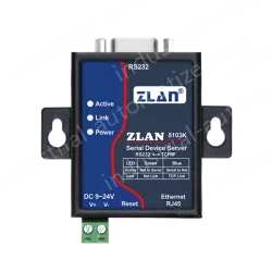 Rail/desktop serial server